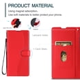 thumbnail image 4 of iPhone 13 Case,Wallet Pu Leather Flip Cover Card Holder Magnetic Stand, 4 of 5