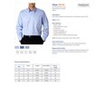 thumbnail image 2 of Non-Iron Pinpoint Oxford Shirt, M, Blue Mist, 2 of 2
