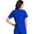 thumbnail image 3 of Landau Essentials Haut d'Uniforme à Boutons-Pression pour Femmes : Coupe Classique et Décontractée, Col en V, 4 Poches 8232, 3 of 6