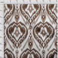 thumbnail image 3 of oneOone Viscose Jersey Fabric Ogee Ikat Printed Craft Fabric BTY 60 Inch Wide, 3 of 5