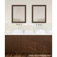 thumbnail image 5 of DesignOvation Beatrice Miroir Mural Encadré, 27x39, Brun Noyer, 5 of 5