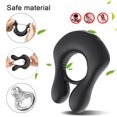 thumbnail image 3 of Silicone Vibrating Penis Ring with Remote Control for Men, Adult Pleasure Ring for Men, 3 of 7