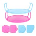 thumbnail image 2 of MasteelfCA 2pcs Rounded Microwave Oven Rack Layered Steaming Tray Kitchen Accessory, 2 of 8