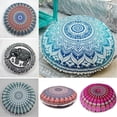 thumbnail image 4 of Luckyn 43CM Round Pattern Pillowcase Bohemian Cushion Cover Floor Cushion Pillows Cover, 4 of 5