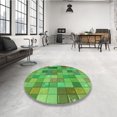 thumbnail image 4 of Ahgly Tapis Rectangulaire Lavable en Machine Intérieur Transitionnel Vert Lime Foncé, 2 Pieds x 3 Pieds, 4 of 7