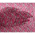 thumbnail image 4 of oneOone Viscose Chiffon Fabric Leaves & Floral Block Print Fabric BTY 42 Inch Wide, 4 of 4