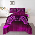 thumbnail image 1 of Erosebridal Gamer Bedding Toddler Comforter Set for Boys, Neon Gamepad Down Comforter, Abstract Theme Decor, Reversible 2pcs, 1 of 7