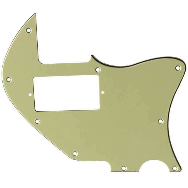 Pour Merle Haggard F Hole Telecaster Style PAF Plaque de Protection Guitare (3 Plis Vert Vintage)