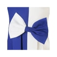 thumbnail image 4 of Girls Dress Color Block Contrast Bow Tie Everyday Party 14 Years, 4 of 6