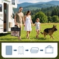 thumbnail image 3 of Reversible Outdoor Rug, Waterproof Plastic Straw Mat – Durable, UV-Resistant, Easy-Clean, Non-Shedding Patio Carpet for Deck, Porch, Balcony, Backyard, Camping, RV Use, 3 of 8