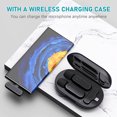 thumbnail image 3 of Graflsoa K61 Dual Wireless Microphone Set with 20M Range, Type-C Compatibility, Noise Reduction, and Portable Charging Case in Black, 3 of 7