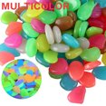 thumbnail image 1 of Leutsin Glow in The Dark Pebbles Luminous Stones Rocks For Garden Aquariums Decoration, 1 of 1