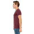 thumbnail image 3 of Bella Canvas Mens Jersey V-Neck Tee, L, Maroon Marble, 3 of 3