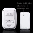 thumbnail image 3 of CACAZI Waterproof Wireless Doorbell Smart Remote Door Bell Chime Battery Self-powered Transmitter Doorbell, 3 of 9