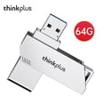 thumbnail image 1 of yeacher Thinkplus TPU301Plus USB 3.0 Flash Drive with Swivel Design, 64GB Storage, High-Speed Data Transfer, Compatible with PC, Mac, TV, and More, 1 of 7
