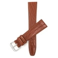 thumbnail image 1 of 18mm Slim, Semi-Glossy, Leather Watch Band Strap, 1 of 7