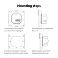 thumbnail image 3 of WiFi Smart Thermostat 5+2 Programmable 16A Electric Heating Tuya Voice, 3 of 8