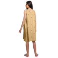 thumbnail image 4 of Moomaya Cotton A-Line Sleepwear For Ladies Round Neck Button Placket Nightdress, 4 of 6