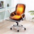 thumbnail image 2 of A Heated Lumbar Support Cushion With Fast Warm Up, Adjustable Heating Pad, Machine Washable Cover For Office Chair, Car Seat, Wheelchair And Home Use, Relieves Back Pain, 2 of 5