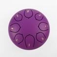 thumbnail image 1 of LSLJS 6 Inch 8 Notes Steel Tongue Drum,Premium Adult's Music Hand Drum Instrument,Clean Clear Ethereals Sounds, Home Accessories, 1 of 1