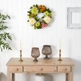 thumbnail image 4 of Nearly Natural 4583 22 in. Dahlia Mum Wreath, 4 of 4