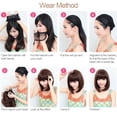 thumbnail image 2 of Perruques Courtes en Cheveux Humains Perruque Ondulée Ondulée Résistante à la Chaleur Perruques en Cheveux Synthétiques Lace Front pour Femmes Naturelles Perruques pour Femmes, 2 of 5