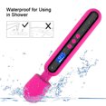 thumbnail image 3 of Rulwuck Powerful Handheld Personal Wand Massager with 10 Pulse Settings for Relieving Full Body Massage of Back Massager, Deep Tissue, Neck, Shoulder, Waist, and Leg Muscles,white,Mini Wand Massager, 3 of 7