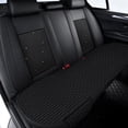thumbnail image 2 of C Black Car Linen Rear Seat Cushion Three-Person Summer Ventilated Breathable Cool Pad All Season Use Honeycomb Mesh Structure For Sedan Suv Vehicles, 2 of 7