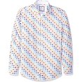 thumbnail image 3 of Azaro Uomo Chemise Habillée à Manches Longues pour Homme, Décontractée, Boutonnée, Coupe Ajustée, Carrés Légers, TG, 3 of 5