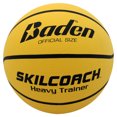 thumbnail image 4 of Baden BHT7R-00-F SkilCoach Officiel Entraîneur Lourd Jaune en Caoutchouc Basketball Taille 29,5 Po, 4 of 7