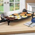 thumbnail image 3 of BroilKing Nonstick 21 x 12 Inch Professional Countertop Griddle, Black, 3 of 6