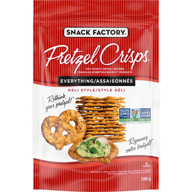 Snack Factory Pretzel Crisps Everything