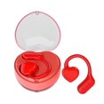thumbnail image 1 of Écouteurs Bluetooth Cœur Rouge D avec Réduction du Bruit et Ajustement Confortable pour un Port Toute la Journée, 1 of 5