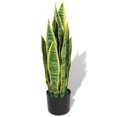 thumbnail image 1 of vidaXL Artificial Sansevieria Plant with Pot 65 cm Green, 1 of 2