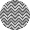 thumbnail image 1 of Ahgly Company Tapis d'Intérieur Ronds Transitionnels Gris Cendre Lavables à la Machine, 4 Pieds Rond, 1 of 7