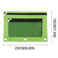 thumbnail image 2 of RXIRUCGD Pencil Pouch 3 Ring, Zipper Pencil Pouches Case Binder Cosmetic Bag, 2 of 2
