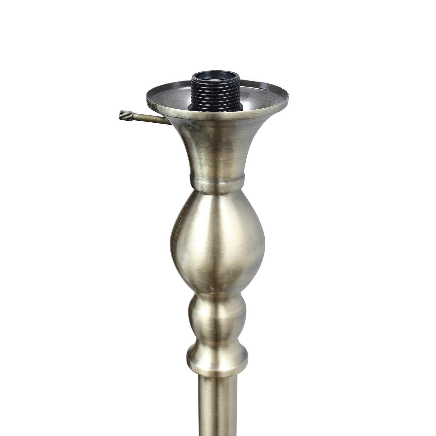 Elegant Designs 1 Light Torchiere Floor Lamp with Marbleized White Glass Shade