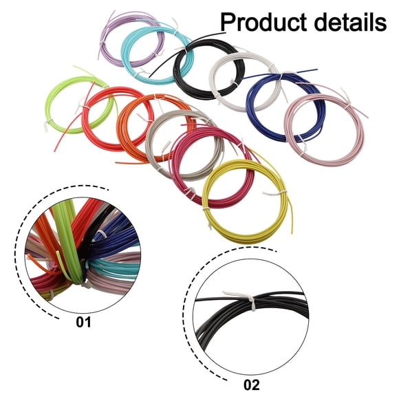 Filament 3D de Remplacement pour Filament d'Imprimante 3D 1,75 mm pour Ensemble de Filament 3D en PLA