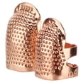 thumbnail image 2 of Thimble Finger Protector, Finger Protector Durable DIY Quilting Tools Orientable Cousing Thumb Protector pour Ménage Gris, Cyan-Bleu, Coloré, Argent, Or Rose, 2 of 8