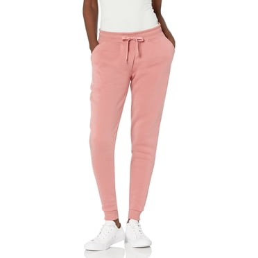 Southpole Women's Fleece Basic Jogger, New Rose, XX-Large