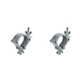 thumbnail image 3 of tamizeot Versatile Lighting Hook Mount for Club Exhibition Event Alloy Wrap Around Clamp Silver Master 2Set, 3 of 6