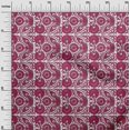 thumbnail image 3 of oneOone Velvet Magenta Fabric Block Sewing Craft Projects Fabric Prints By Yard 58 Inch Wide, 3 of 5