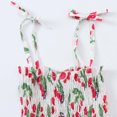 thumbnail image 4 of XZNGL Robe d'Été pour Filles Été Tout-Petits Bébés Filles Robe Sans Manches à Bretelles Imprimé Graphique Vêtements pour Enfants, 4 of 7