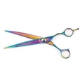 thumbnail image 1 of MPPMGT Professional Quality Dog Grooming Rainbow Series Curved Steel Shears Pick Size (8.5"), 1 of 1