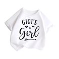 thumbnail image 3 of JAKANYQ T-shirts Graphiques Mignons pour Filles, Col Rond, Manches Courtes, Été, Décontracté, Blanc, 3-4 Ans, 3 of 5