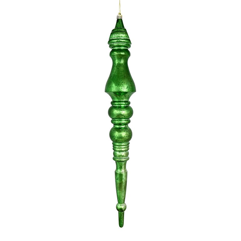 Vickerman 20 Pouces Embouts de Noël en Vert Émeraude Mercure