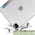 thumbnail image 3 of DuraSafe Cases iPad PRO 12.9 Inch 4th 5th 6th [ Pro 12.9 4 5 6 ] MY3K2LL/A MY3J2LL/A MY2H2LL/A MY2J2LL/A TriFold Printed PC Lightweight Protective Clear Back Cover - Diamond Grid, 3 of 8