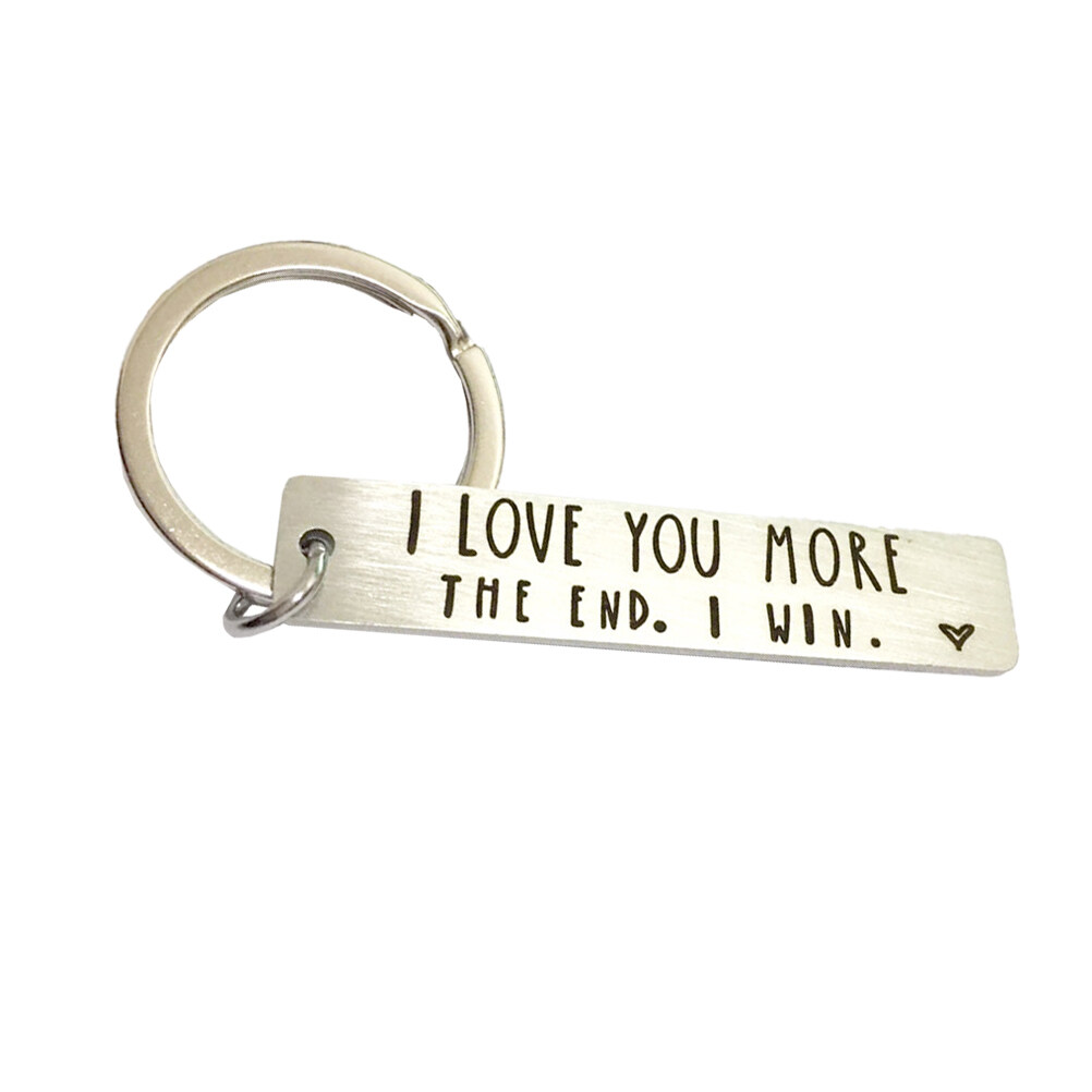 MasteelfCA Couple's Key Chain Valentine's Day Gift Key Ring for Boyfriend Girlfriend