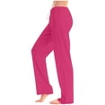 thumbnail image 2 of FAIWAD Pantalon de Pyjama Femme Décontracté Confortable Ample Pantalon de Maison Extensible à Cordon Bas de Pyjama Pantalon Tenue d'Intérieur, 2 of 5