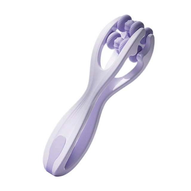 Esquirla Rouleau Masseur pour Doigts, Rouleau pour Articulations de la Main, Rouleaux Doubles Rouleau de Massage de la Main Outils pour Raideur Utilisateurs de Clavier Hommes Femmes Violet